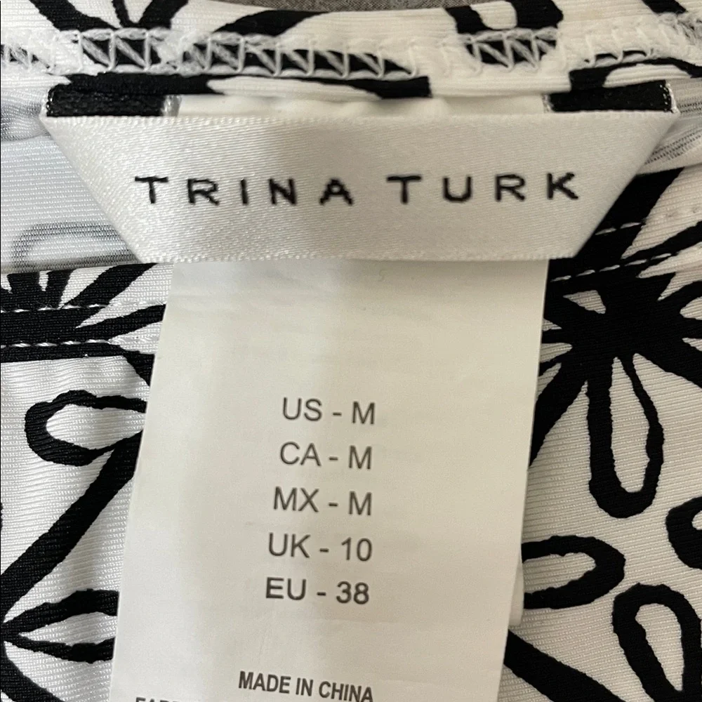 Trina Turk Tanzania Scarf Swim Cover Tunic size Medium - Picture 5 of 9